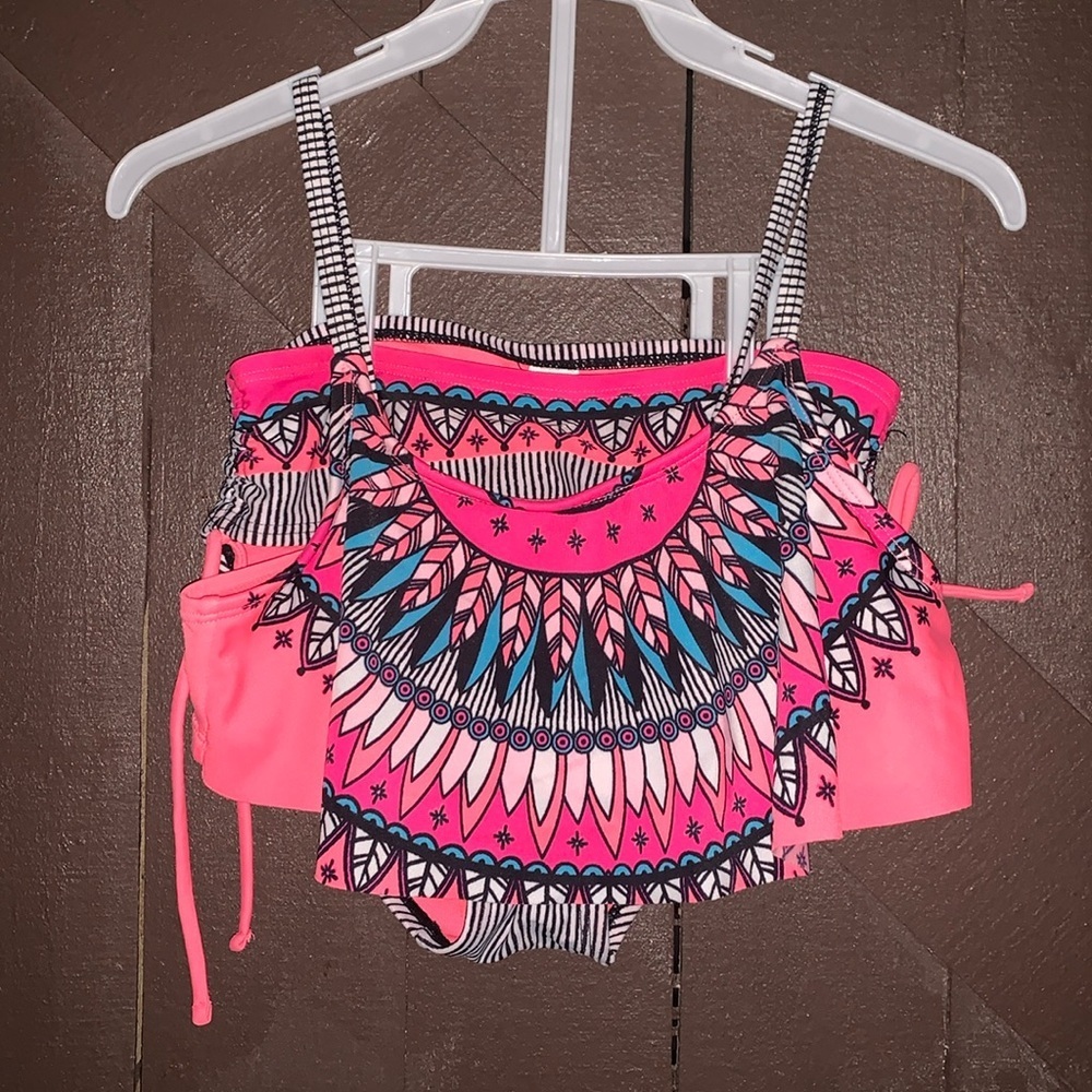 Justice- girls 2 piece bathing suit